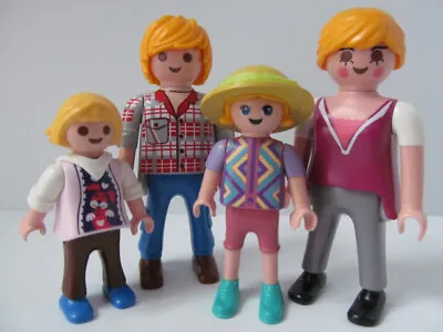Buy Playmobil Dollshouse Blond Family Figures: Mum, Dad & 2 Girls NEW • 11.99£