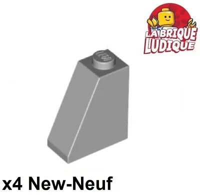 Buy LEGO 4x Slope Brick Slope 65 2x1x2 Grey/Light Bluish Gray 60481 NEW • 1.41£