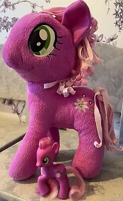 Buy My Little Pony G4 Cheerilee Figure With Soft Plush Teddy 30cm • 25£