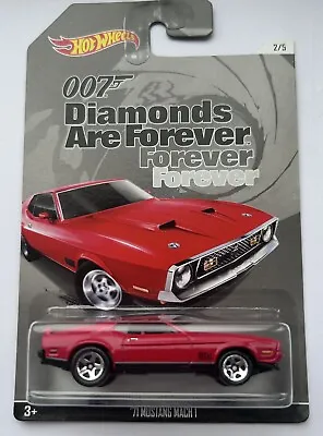 Buy Hot Wheels James Bonds Diamonds Are Forever “71 Mustang Mach 1 No 2/5 • 9£