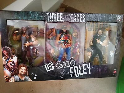 Buy 3 Faces Of Foley WWE Elite 3-Pack Ringside Exclusive Wrestling Figures • 90£
