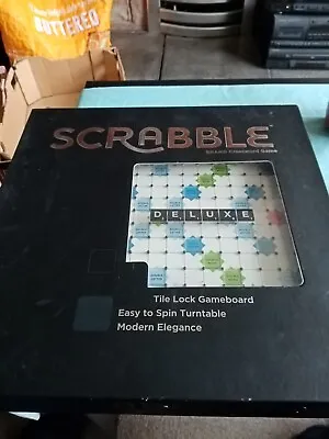 Buy Scrabble Deluxe-turntable Edition-mattel-black Box • 29.99£
