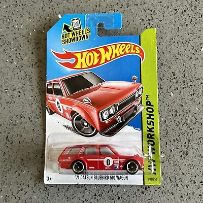 Buy Hotwheels 71 Datsun Bluebird 510 Wagon Red Long Card • 0.99£