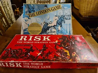 Buy Vintage Board Games Risk The World Strategy Game1963 (Red Box) & The London Game • 8£