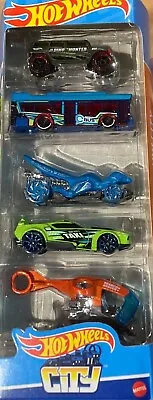 Buy Hot Wheels 5 Pack Toy Car Diecast City 2 • 12.49£