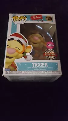 Buy Disney Tigger Winnie The Pooh Pop Vinyl Exclusive Figure Flocked Toy Xmas 2021 • 18£