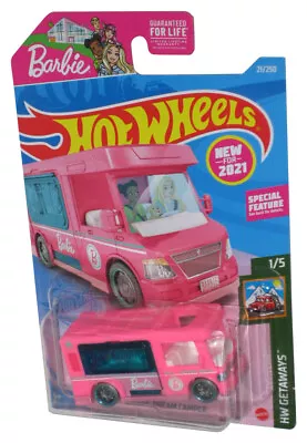 Buy Hot Wheels Barbie HW Getaways 1/5 Pink Dream Camper (2021) Toy Car Bus 21/250 • 18.92£