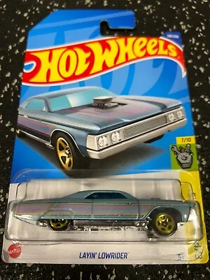 Buy EXPERIMOTORS LAYIN LOWRIDER BLUE LONG CARD Hot Wheels 1:64 **COMBINE POSTAGE** • 2.06£