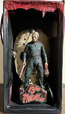 Buy Jason 7  Friday The 13th Neca Custom Figure With Stand & Mask+knife+light Switch • 118.80£