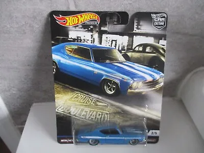 Buy Hotwheels From 2019 Car Culture Boulevard 69 Chevelle Ss 396 Alloys Rubber Tyre • 9.59£