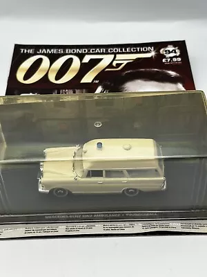 Buy Issue 94 James Bond Car Collection 007 1:43 Mercedes Benz Binz Ambulance • 6.99£