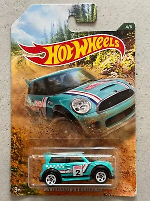 Buy 2018 Hot Wheels MINI COOPER S CHALLENGE Rally Series With Protector • 19.99£