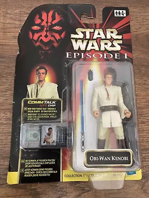 Buy Star Wars Episode 1 Com Tech Obi Wan Kenobi  MOSC (1999) Hasbro • 1.50£