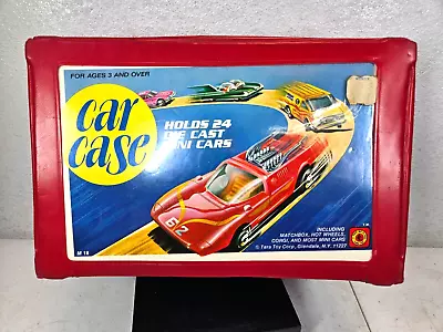 Buy Red Vintage 24 Car Carrying Case By Tara Toy Hot Wheels Matchbox - FAST SHIP!💨✅ • 16.36£