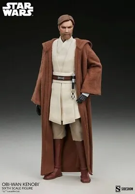 Buy Star Wars The Clone Wars 1/6 Obi-Wan Kenobi Action Figure Sideshow Collectibles • 275.99£