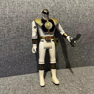 Buy MMPR White Ranger Action Figure 90’s With Armour + Sword  • 23.99£
