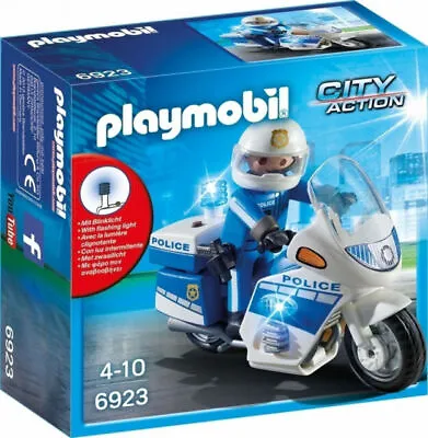 Buy PLAYMOBIL City Action Police Bike With LED Light (6923) • 15£