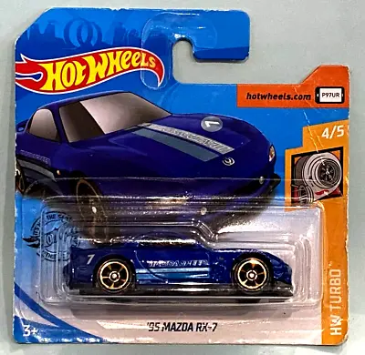 Buy Hot Wheels - '95 Mazda Rx-7  - Blue - Short Card   (b) • 3£