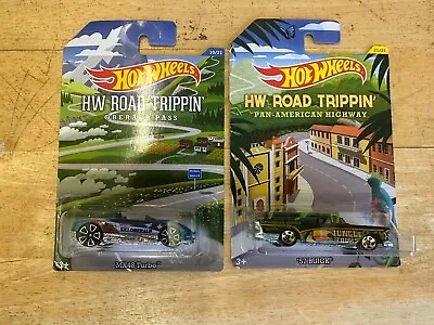 Buy Hot Wheels Cars HW Road Trippin X2 Oberalp Pass & Pan American Highway New Lot • 0.99£