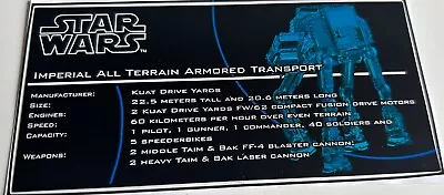 Buy LEGO Star Wars UCS Style Sticker For 75054 AT-AT All Terrain Armored Transport • 8.22£