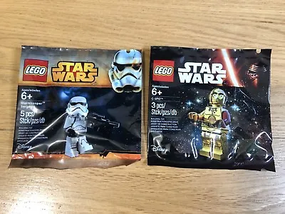 Buy 🔹SEALED🔹Lego Star Wars 5002938 & 5002948 Minifigure Polybags 🔹EXCLUSIVE🔹 • 29.95£