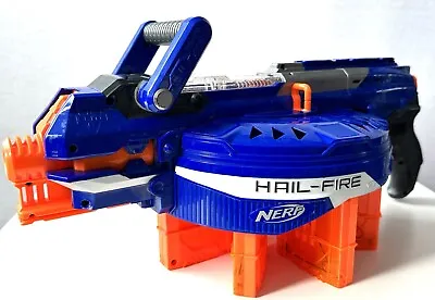 Buy Nerf Elite Hailfire Fully Loaded 8 Magazines Batteries & Ammo Bundle Semi Auto • 28.99£