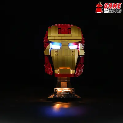 Buy LED Light Kit For Iron Man Helmet - Compatible With LEGO® 76165 Set (Classic) • 23.62£