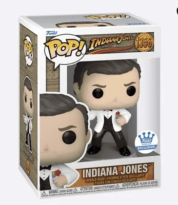 Buy Funko Pop Indiana Jones In White Suit #1356 Ltd Ed Rare In Uk Indy Exc • 24.99£