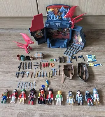 Buy Playmobil Pirate Knights Figure Bundle Accessories Dragons Dungeon Job Lot • 15£