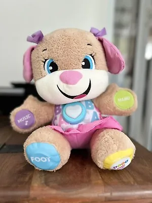 Buy Smart Stages Talk & Laugh Fisher Price Sis Puppy Plush Toy Interactive Dog • 8.99£