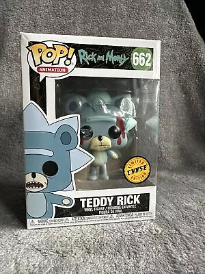 Buy Funko Pop! Animation: Rick And Morty - Teddy Rick (Chase) Vinyl Figure • 15£