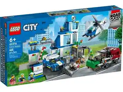 Buy LEGO 60316 CITY Police Station Truck Toy & Helicopter (Brand New, Free Postage) • 49.24£
