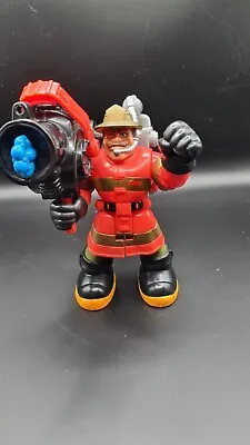 Buy Mattel Fisher-Price Rescue Heroes Billy Blazes W/ Water Cannon Firefighter • 6.95£