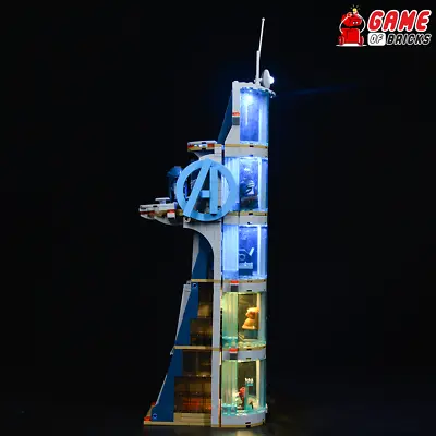 Buy LED Light Kit For Avengers Tower Battle - Compatible With LEGO® 76166 (Classic) • 25.57£