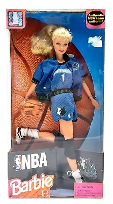 Buy 1998 NBA Team Barbie Doll With Basketball: Minnesota Timberwolves / Mattel 20702 • 35.13£
