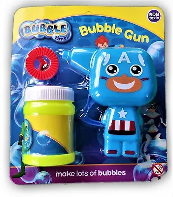 Buy Bubble Gun With Solution Shooter Gun Toy Kids Children Gift Loot Party Bag Fill • 4.49£