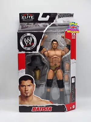 Buy WWF WWE Elite Mattel Wrestling Figure Ruthless Aggression Batista (Damaged) • 35.99£