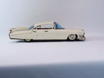 Buy Bandai Friction Tin 1959 Cadillac Sedan Model Auto Series W/box 722 White • 141.75£