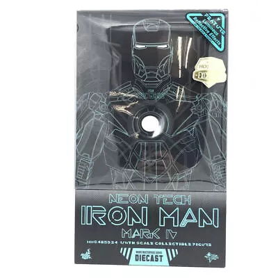 Buy Used Opened Hot Toys Iron Man Mark 4 Neon Tech Version With Powered Suit Attachm • 557.78£
