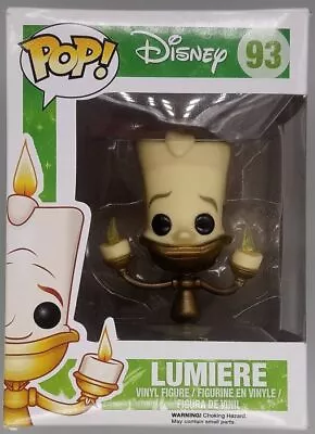 Buy Funko POP #93 Lumiere - Disney Beauty And The Beast Damaged Box With Protector • 21.99£