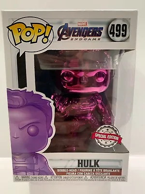 Buy Funko Pop Hulk 499 Special Edition Chrome Purple Marvel Avengers Endgame - New • 23.55£