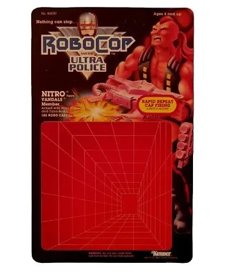 Buy Original Kenner Robocop Ultra Police Nitro Prototype Proof Figure Card Back  • 74.75£