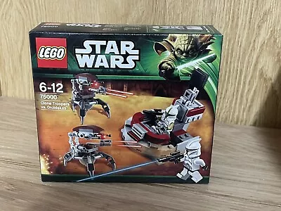 Buy LEGO Star Wars 75000 Clone Troopers Vs. Droidekas Battle Pack Brand New Retired • 54.99£