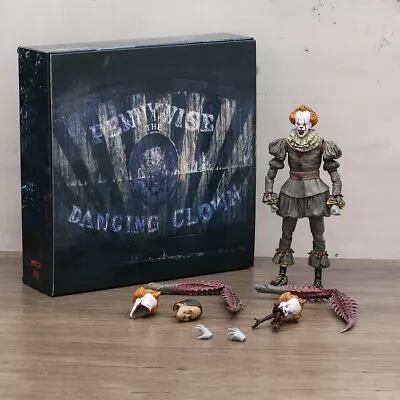 Buy NECA IT Pennywise The Dancing Clown 2017 Ultimate 7  Action Figur 1:12 Boxed • 32.99£