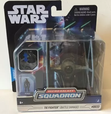 Buy Star Wars Micro Galaxy Squadron Series 2 Battle Damaged Tie Fighter • 18£