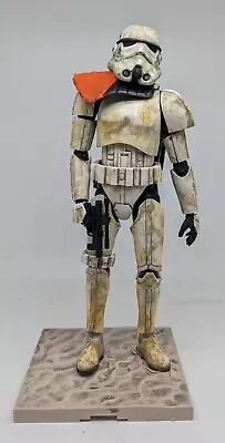 Buy Star Wars Model Bandai 1:12 Sandtrooper Stormtrooper Weathered Built Model Kit • 59.99£