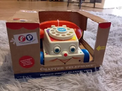 Buy Vintage Fisher Price Classic Chatter Phone Toy With Sounds • 10£