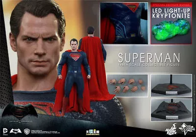 Buy Hot Toys 1/6 Batman V Superman: Dawn Of Justice Superman MMS343 Figure • 485.99£