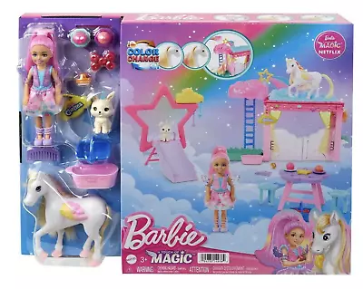 Buy Barbie A Touch Of Magic Chelsea Doll Playset With Baby Pegasus Toy New With Box • 29.50£