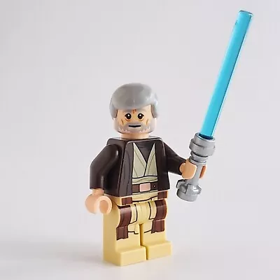 Buy LEGO Star Wars Obi-Wan Kenobi Minifigure And Lightsaber 75052 Sw0552 • 7.99£